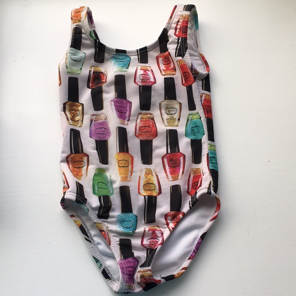 Zara Terez girls 2-3T lipstick bathing suit
